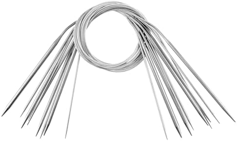 HiyaHiya Sharp Steel Circular Knitting Needles - US 10 (6mm) 24-Inch Flexible Cable