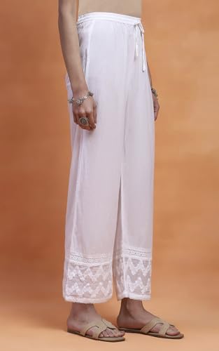 Image of Stylish Cotton Printed Pants - Trendy & Casual Look for Women