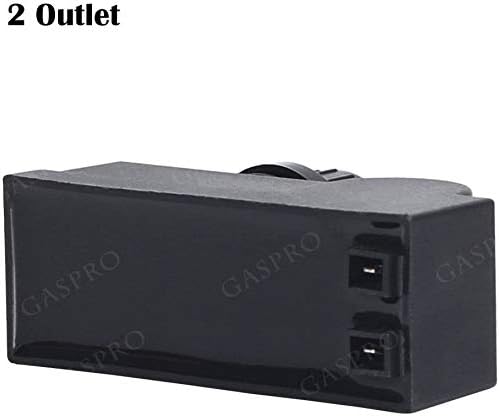 GASPRO Durable Grill Igniter 2 Outlet Replacement for Charbroil, Dyna Glo, Nexgrill, Broil King, Easy to Install