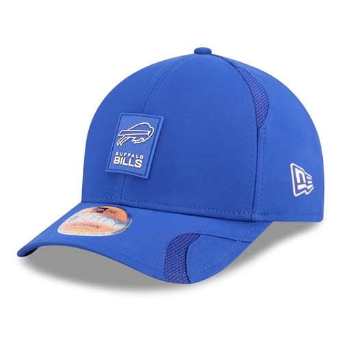 Casquette M-Crown Buffalo Bills 2025 Sideline New Era 9FORTY réglable comme cadeau idéal