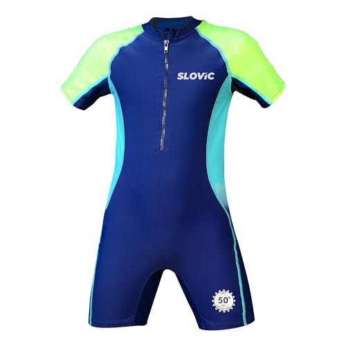 SLOVIC Swimming Costume for Kids | Kids Dress for Swimming Pool | Unisex Swimming's Costume for Boys & Girls | Boys Swimmings Costumes with Quick Dry & Chlorine Resistance Material-image-31
