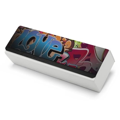 Étui à lunettes graffiti pour éviter les rayures sur vos solaires en voyage