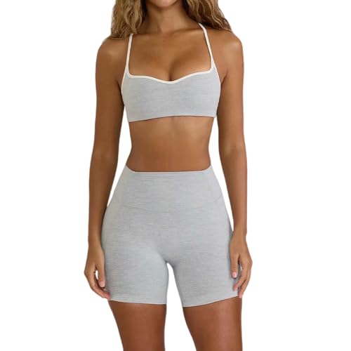 Ensemble de yoga femme amincissant pour affiner la silhouette en salle de sport