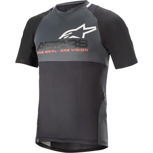 Image of Alpinestars Jersey - Drop 8.0 Ss Jersey Black Coral M 2021 2021