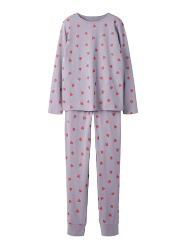 NAME IT Nkfnightset Lavender Hearts Noos