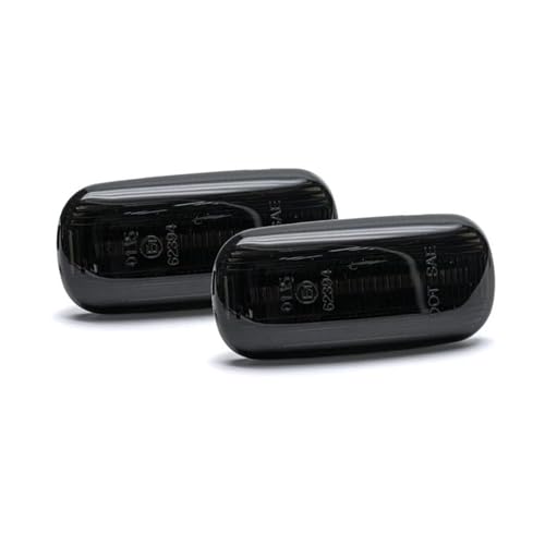 Intermitente retrovisor LED de posición lateral transparente de 12V para Audi A4 B6 B7