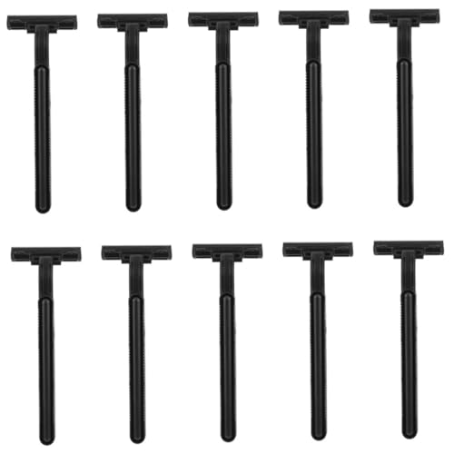 Didiseaon 10pcs Women Men Body Shaver Arm Leg Hair Razor Anti-slip Hair Removal Scraper Sturdy Material Multi-use Trimmer