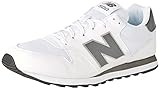 Hecho de exterior sintético New Balance 500M, Zapatillas Hombre, Nbwhite Re1, 44 EU