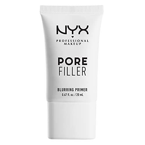 NYX Professional Makeup Pore Filler Primer Makeup Primer Base Blurring Effect for Minimised Pores & Even Complexion Lightweight Silicone Blend Vegan Formula 20 ml
