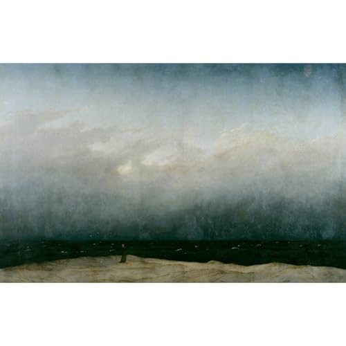 Toile Moine au bord de la mer Caspar David Friedrich 76x101 cm