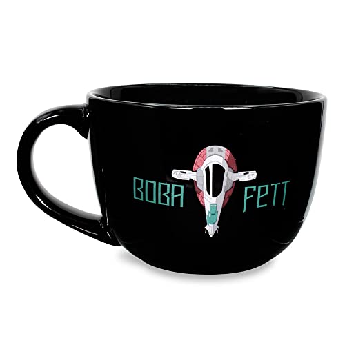 Tazón Taza de Cerámica Star Wars Boba Fett 24 oz miniatura 2