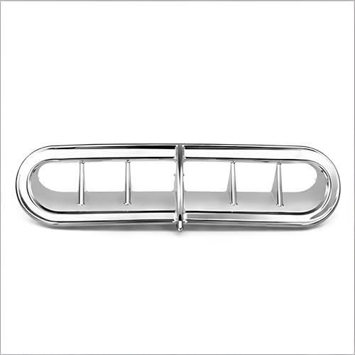 Image of Chrome Outer Fairing Vent Accent Compatible with Harley Touring Electra Glide Street Glide Ultra Classic Limited Trike 2014-2024 - Aftermarket Replacement Trim Accent Cover (Crhome#2)