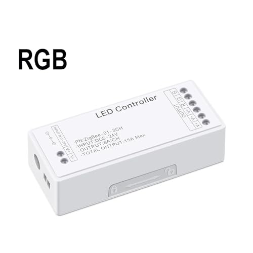 Controlador de tira de luz LED con atenuación y soporte de voltaje variable 5V-24V 3