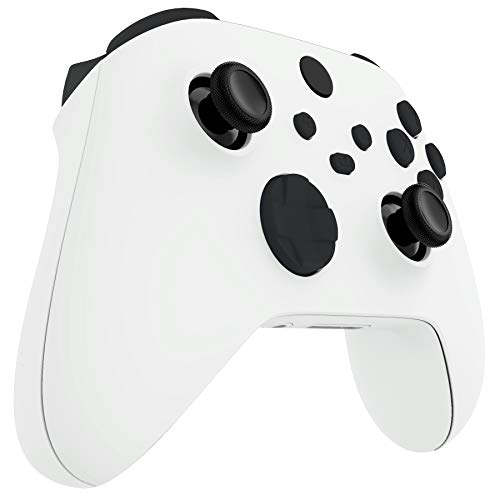 Image of eXtremeRate Replacement Buttons for Xbox Series X & S Controller, Black Custom Repair Kit LB RB LT RT Bumpers Trigers Dpad ABXY Start Back Sync Share Keys Parts for Xbox Core Wireless Controller