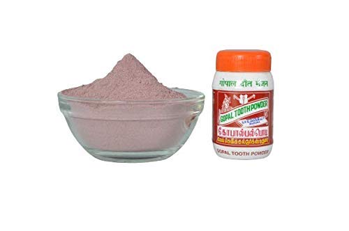 GOPAL TOOTHPOWDER Natural Dental Cleanser treating Gum Bleeding, Bad Smell and Brushing Teeth - 25gm - Pack of 10 (B08XZ6P7ZC) Amazon Price History, Amazon Price Tracker