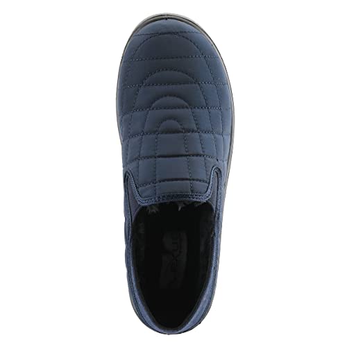 Image of Flexus Spring Step Mella Slip on Shoes for Women - Waterproof Nylon Loafer with Snow Grip Clip - Comfortable Ladies Shoes for Outdoor