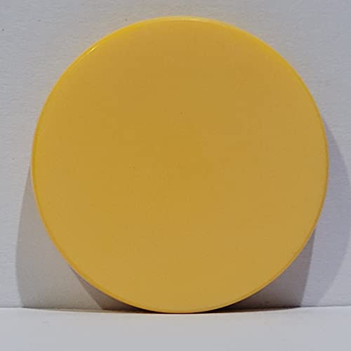 Image of NHD Professional Carrom Striker PROAN794 - Made of Original Pool Ball (Yellow), 41 x 41 x 9 mm