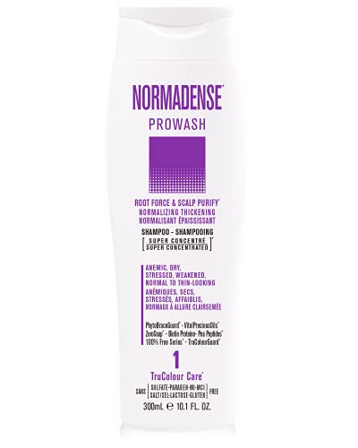 NORMADENSE 1 Prowash Thickening Shampoo. Normalizing Thickening Shampoo | Biotin Shampoo for, Dry, Weakened, Normal to Thin-Looking Hair | Vegan Hair Shampoo