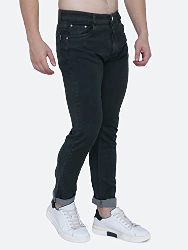 Image of Strechable Denim Regular Fit Mid Waist Light Weight Soft Feel Stretchable Denim Jeans Pant for Men