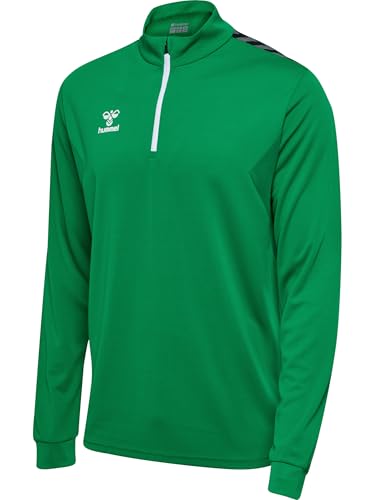 Sweat Hummel Hmlauthentic avec demi-zip thermorégulateur pour le sport