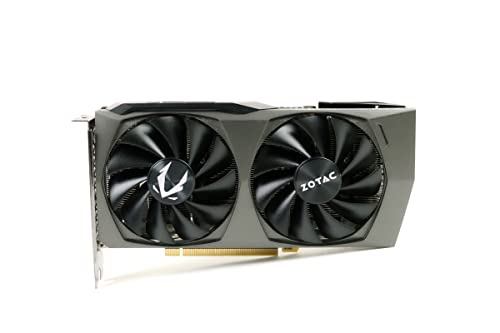 ZOTAC Gaming GeForce RTX 3060 Ti Twin Edge OC 8GB GDDR6 256-bit 14 Gbps PCIE 4.0 Gaming Graphics Card, IceStorm 2.0 Advanced Cooling, Active Fan Control, Freeze Fan Stop ZT-A30610H-10M (Renewed)