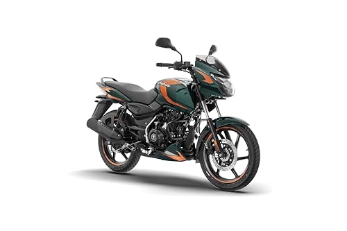 Image of Bajaj Pulsar 150 SD Ug Motorcycle /Motorbike Ebony Black Bottle Green Booking for Ex-Showroom Price