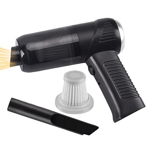 HAMAGI Aspirador inalámbrico de Mano para Coche | Aspiradora de Mano para Coche | Recargable 5500pa Succión Inalámbrico, Limpiador de Teclado y computadora, reemplaza Las latas de Aire comprimido