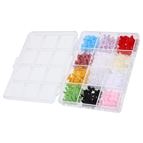 WOFASHPURET 12-Pack Bow Pearl Jewelry for Nail Art Acrylic Nails Charms 3D Bows Decorations