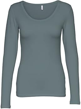 ONLY 3-pack damesshirt met lange mouwen zwart en wit Basic Longsleeve zomershirt gemaakt van 95% katoen, maat XS S M L XL 15209156, S ONLY 3-pack damesshirt met lange mouwen zwart en wit Basic Longsleeve zomershirt gemaakt van 95% katoen, maat XS S M L XL 15209156, S