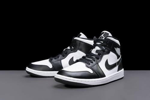 Jordan 1 Mid Women White/Black-Panda Mid DV0991-101 8.54