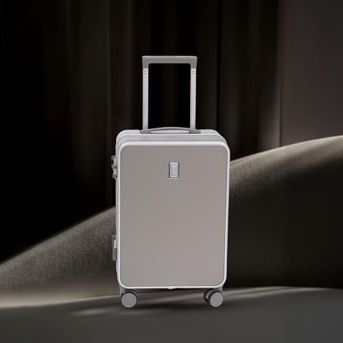 Image of SWISS MILITARY Black Gold Collection Lorenzo-55cm Cabin Small Hardsided PC Trolley Luggage Bag with TSA Lock, 360 Wheels Suitcase-Ideal for International Travel, Capacity 44L-Gold