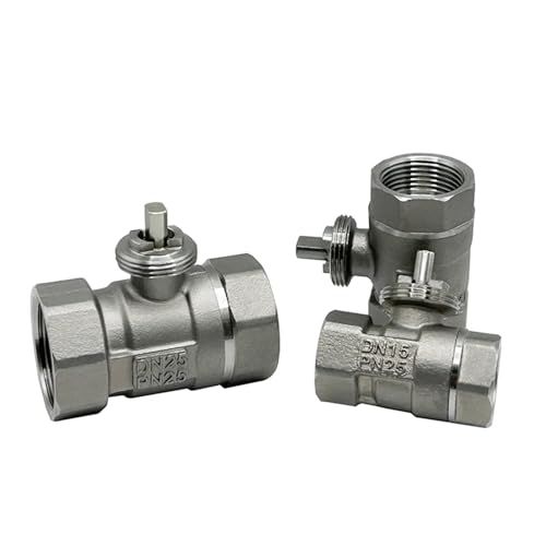 Válvula de bola motorizada DN25 de acero inoxidable para control fluido automático 2