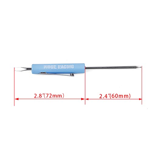 Image of Pocket Screwdriver Double End and Slotted Set Mechanical Magnetic Slotted Head with Clip, Mini Pocket Screwdrivers for Mechanics, Electricians (10Pcs, BLUE)
