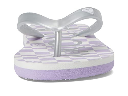 Roxy Girl's Tahiti VII (Little Kid/Big Kid) White/Purple 11 Little Kid M2