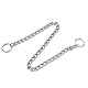 Kette Choke Halsband für Hunde, Silber XS Metall Slip Link Training Heavy Duty Hund Choker Halsband Martingale Welpenhalsbänder für XXS XS Small Medium Large Big XL Rasse Hunde