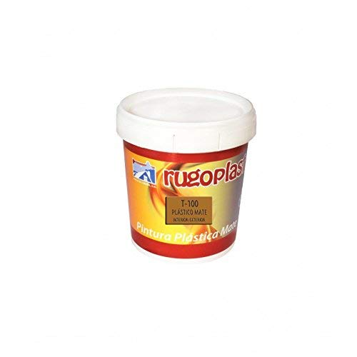 Pintura plástica mate blanco económica T-100 para paredes de interior (0,750 L) Envío GRATIS 24 h.