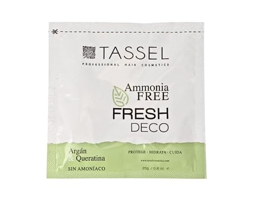Decoloración Sin Amoníaco 25 gr - Aceite de Argán y Queratina - Tassel
