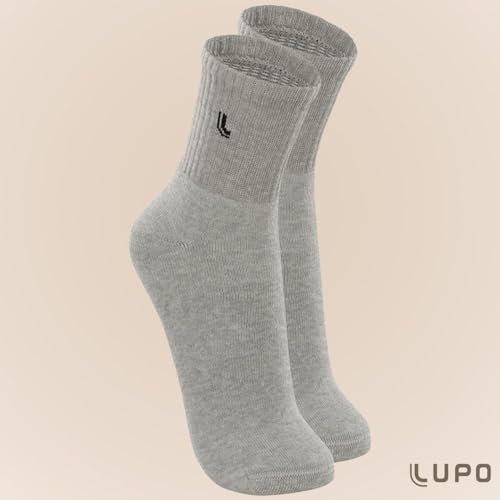Kit 09 Pares Meia Lupo Sport Cano Médio Algodão Adulto
