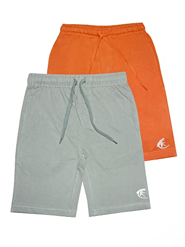 Image of KiddoPanti Boys Knit Knee Length Basic Short Pack of 2