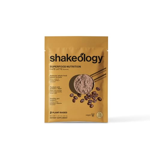 Image of BODi Shakeology 0g Added Sugar Plant Based Protein Powder Blend, Gluten-Free Shake with Vitamins and Minerals - Helps Support Healthy Weight Loss, Lean Muscle, Gut Health, Cafe Latte- 14 Servings
