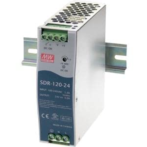 Black Box Network Services SDR-120-24 Din Rail Industrial Power Supply - 120w 24vdc Non-returnable/non-cancelable