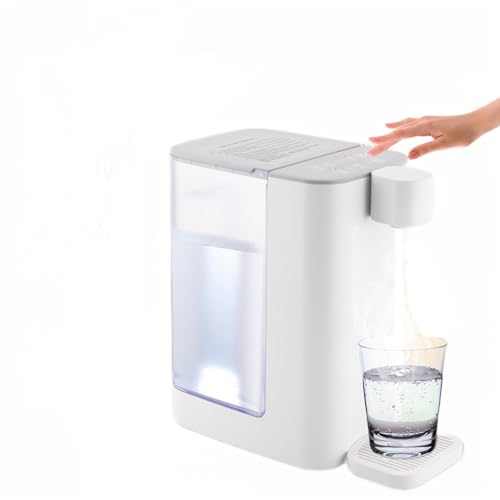 Treliamd Instant Hot Water Dispenser, 3L/102oz Electric Kettle With 5 Temperatures & Customized Water Outputs Preset For Fasting Boil, for Smaller Kitchens,Office