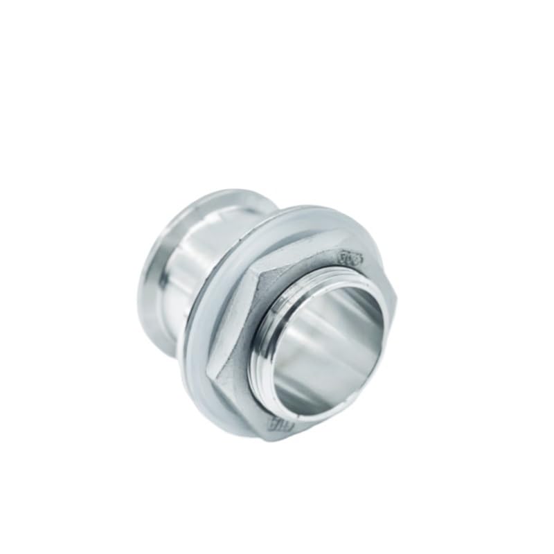 Adapter sanitarny 12,7 cm Tri Clamp do 2.5-0.6 cm 2.5-1.3 cm męski SS304, złączka przyłączeniowa do rurociągu, stal nierdzewna, 1 sztuka