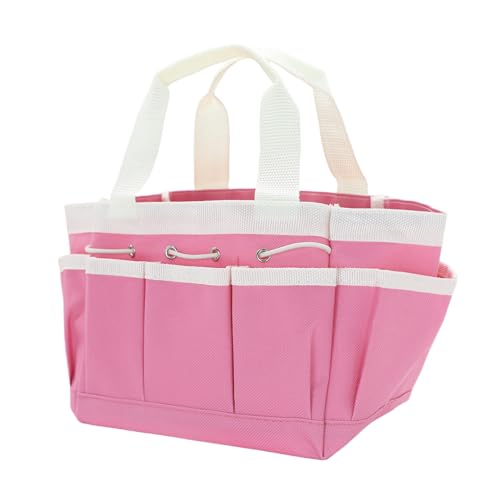 CHEERYMAGIC Garden Tool Holder Bag Heavy Duty 8 Pockets Garden Tote Bag Multi-Purpose Tool Storage Bags with Handles Gardening Gifts for Men Women Indoor Outdoor A11HYGJSTB