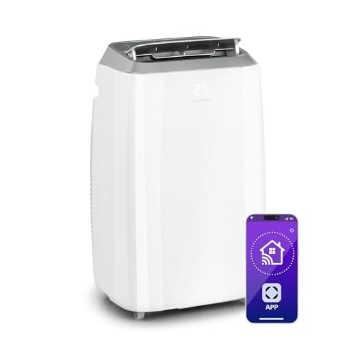 Klarstein Iceblock Prosmart 12 Aparato de Aire Acondicionado Portátiles – 3 en 1: Refrigeración, Ventilación & Deshumidificación, 12,000 BTU, Control App & Alexa, 340 m³/h, Ideal para 18 m², Blanco
