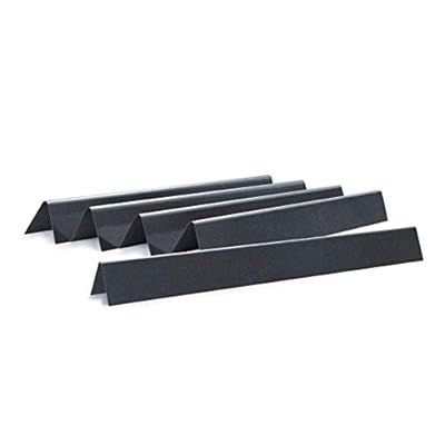 Hongso 17.5" Porcelain Steel Flavorizer Bars Heat Plates Replacement for Weber Genesis 300 Series E-310 E-320 E-330 EP-310 EP-320 EP-330 S-310 S-330 Gas Grill (2011-2016 With Front Control Knobs) 7621