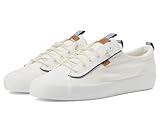 Keds Kickback Canvas Slip on, Sneaker Womens, Nautical White/Navy, 8 Medium