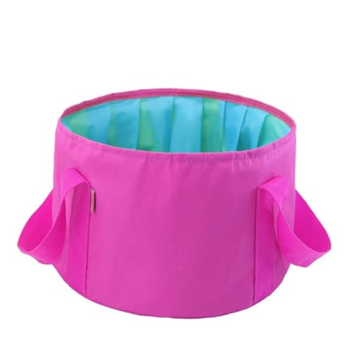 Amosfun Portable 15l Water Basin Foldable Wash Basin Camping Bucket for Laundry Outdoor Water Barrel Random Color