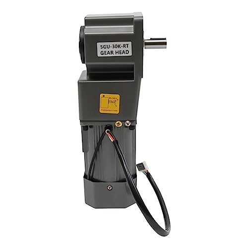 Gdrasuya10 LD-110V120W30K Electric Gear Motor 110V 120W 30K Single-Phase High Torque Ac Gear Reducer Motor 45 Rpm Variable Speed Controller Gear Reduction Electric Motor 90° Right Angle Output 20 Nm thumb #7