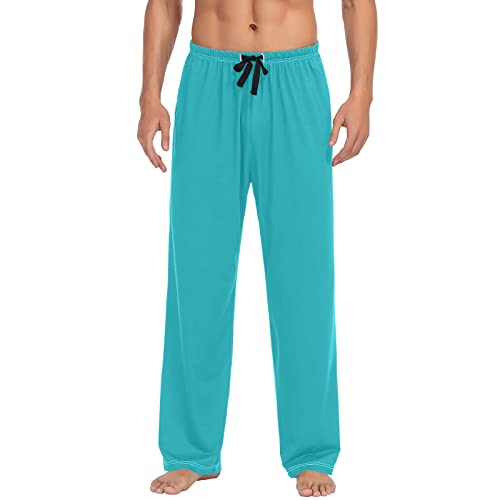 Rose Gold Pajama Pants for Men Lounge Pants with Drawstring Pockets Mens Pajama Bottoms Men Sleep PJ Pants